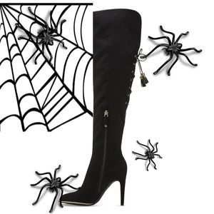 * NEW - SAM & LIBBY - THIGH HIGH BOOTS - BLACK *